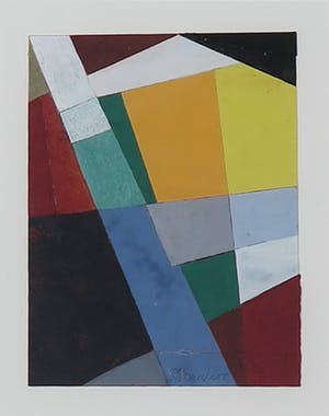 Henri Plaat - Gouache, Zonder titel - Ingelijst kopen? Bied vanaf 50!