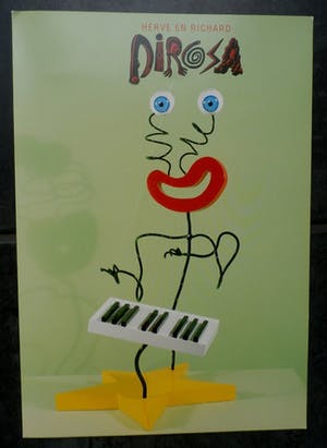 Hervé Di Rosa - Tekening op tentoonstelling uitnodiging kopen? Bied vanaf 39!