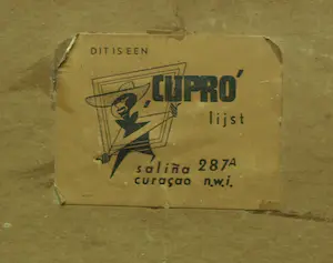 Toon Pluymers - Ingelijste ets , Gezicht op Antwerpen – Lijst, 56 x 71 cm. kopen? Bied vanaf 1!