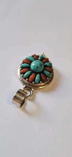 zilveren hanger, met de hand gemaakt door de Native American zilversmeden kopen? Bied vanaf 85!