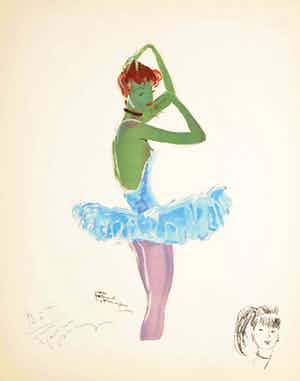 Jean-Gabriel Domergue - Litho, La femme d'etat uit de portfolio La Parisienne verkocht voor € 150!