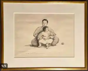 Buy Lily Eversdijk Smulders - Moeder en kind? Bid from 400!