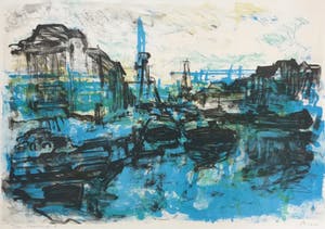 Willy Rieser - Prachtige gesigneerde kleurenlitho - 33/40 kopen? Bied vanaf 65!