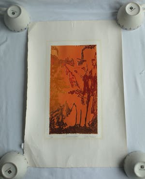 Gertie Mesker - 3 x Ets & aquatint , Octans , Arien & Zomeravond – oplage 50 ex. kopen? Bied vanaf 50!