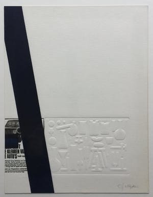 JCJ Vanderheyden - gemengde techniek ( preeg en monoprint) - vroeg werk uit de jaren 60. kopen? Bied vanaf 375!