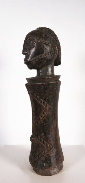 Tabwa - Houten Mpundu pop met navel en scarificaties kopen? Bied vanaf 1!