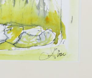 Franscz Witte - Pentekening en aquarel, France kopen? Bied vanaf 10!