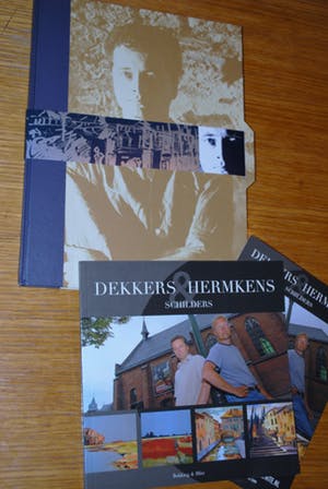 Jeroen Hermkens - litho - Lugano - e.a. - 1999 - plus 2 kunstboeken kopen? Bied vanaf 75!