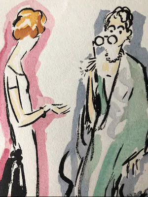 Kees van Dongen - Kees van Dongen - Het gesprek - 1925 kopen? Bied vanaf 125!