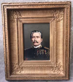 Hermanus Willem Koekkoek - Militair portret generaal Karel van der Heyden verkocht voor € 650!