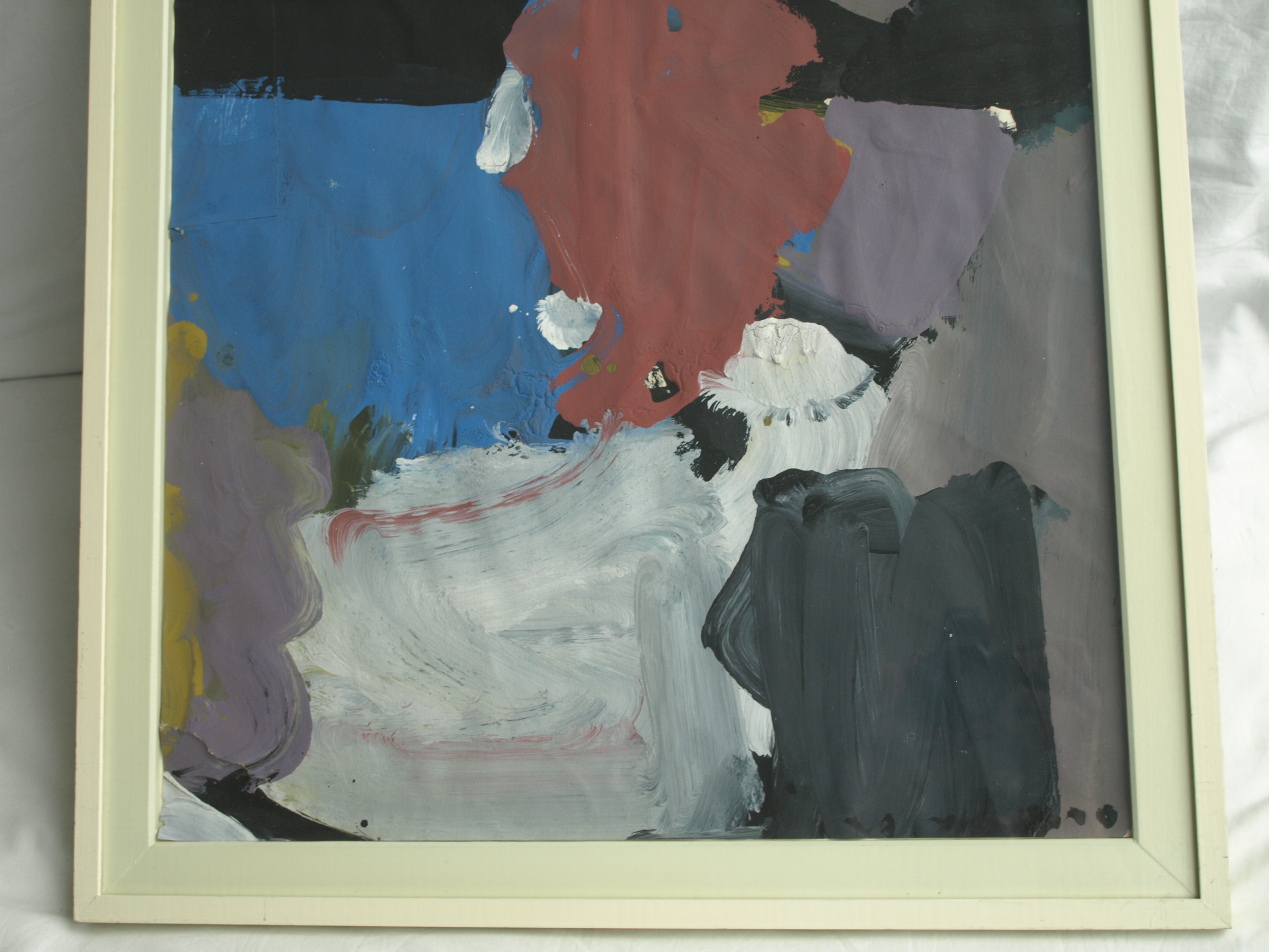 Victor Onstein - Acryl op papier , General Custers – gesigneerd & ingelijst – 1984  kopen? Bied vanaf 1!