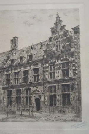 Willem Veldhorst - 5 etsen; Veldhorst, Bosman, Waereld, Langbroek en Seegers. - Zie de beschrijvi kopen? Bied vanaf 40!