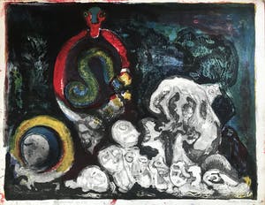 Reidar Magnus - Prachtige kleurenlitho - 5/14 - Gesigneerd - 1967 kopen? Bied vanaf 75!