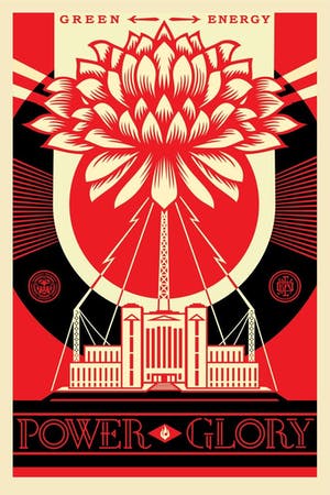 Shepard Fairey - GREEN POWER kopen? Bied vanaf 1!