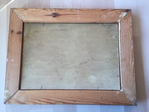 Leonard Pieter Versteeg - olieverf op triplex - huisje op de heide kopen? Bied vanaf 1!