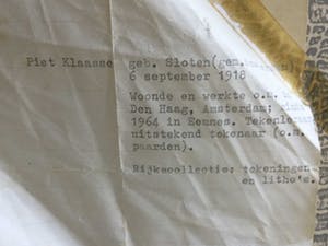 Piet Klaasse - C3686-35 - Paardenrace kopen? Bied vanaf 75!