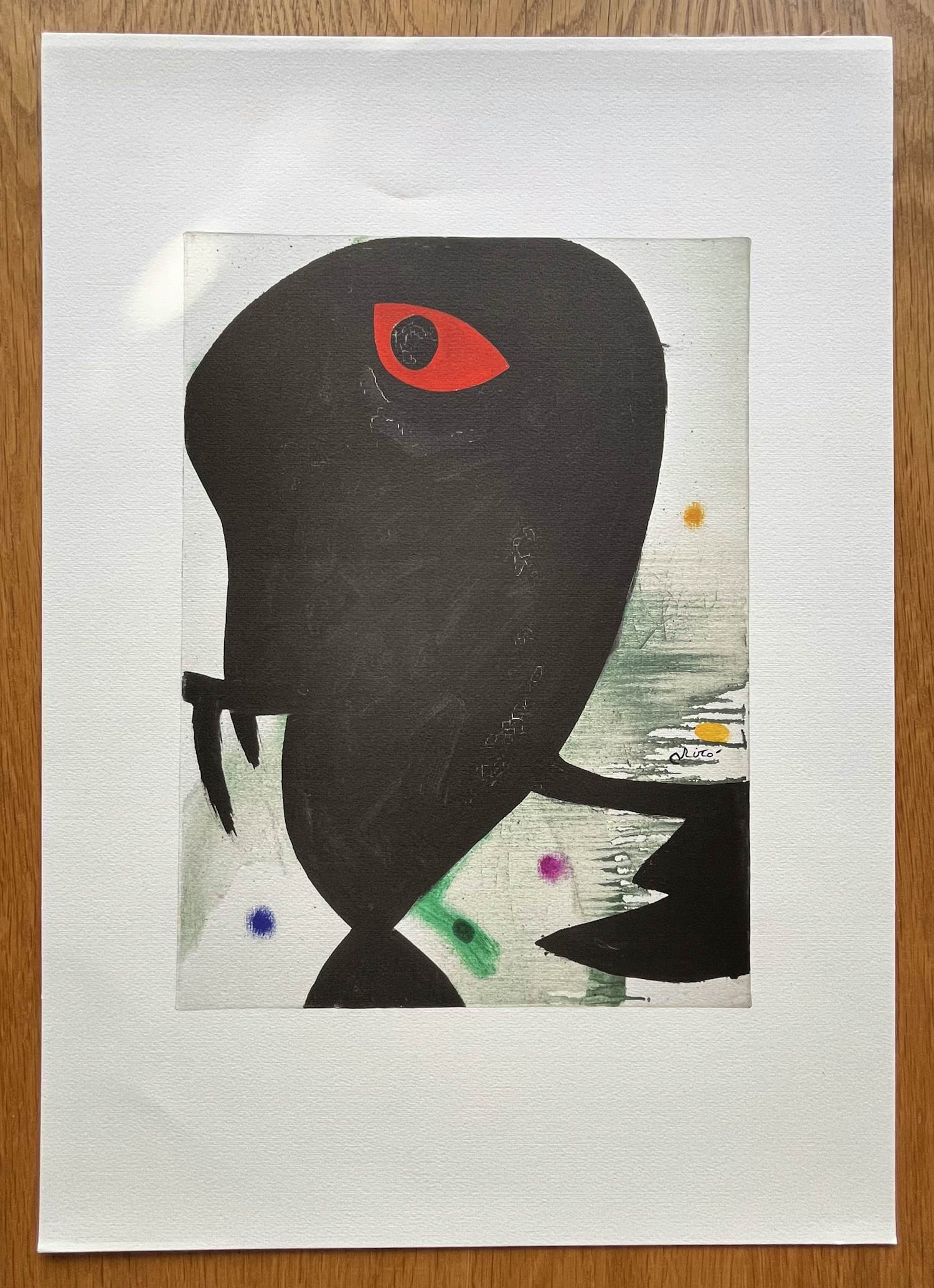 Joan Miro - Prachtige uitgave - Kleurenlitho - 1983 - Beperkte oplage - 'Testa II' kopen? Bied vanaf 145!