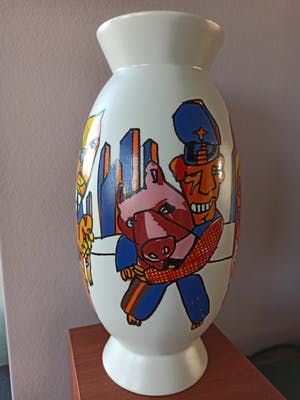 Herman Brood - vaas Jan des Bouvrie kopen? Bied vanaf 225!