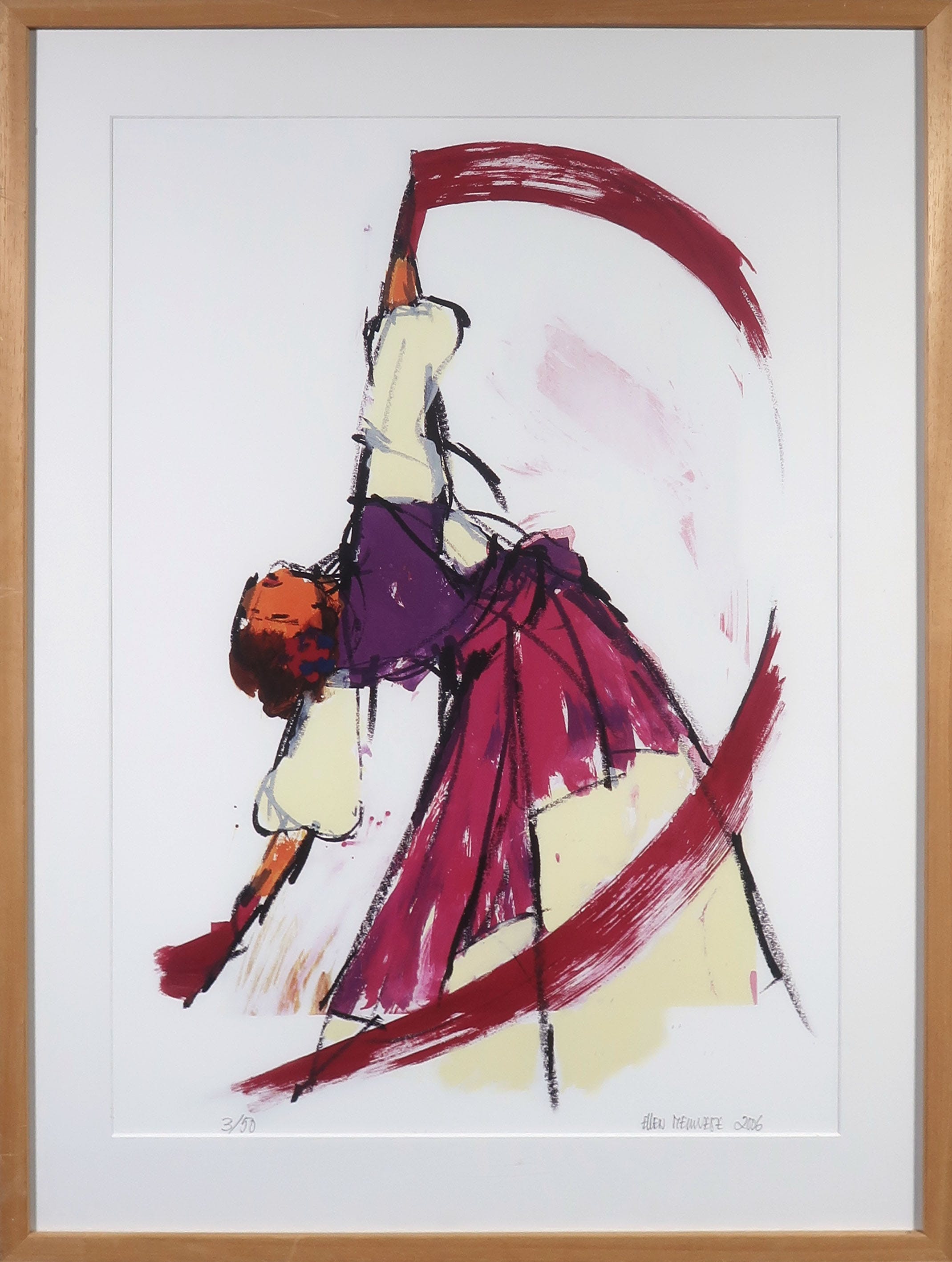 Ellen Meuwese - Giclée, Circuszwaai - Ingelijst kopen? Bied vanaf 1!