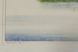 Fred Hemmes - (t.o/z.t) - 1977 - aquarel op papier kopen? Bied vanaf 20!
