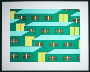 Ko Aarts - Zeefdruk, Zonder titel kopen? Bied vanaf 35!