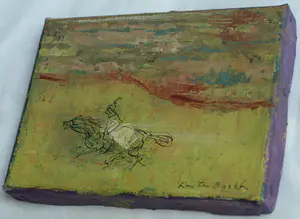 Lou ten Bosch - Olieverf op doek + inkt , Wer reitet so schnell – 2007 kopen? Bied vanaf 40!