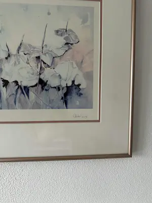 Anita Duijf - 2x grafiek bloemen kopen? Bied vanaf 100!