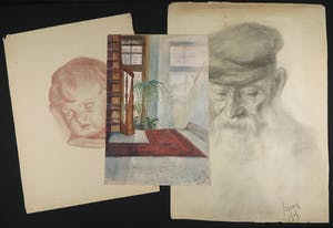 Niet of onleesbaar gesigneerd - Lot van 26 tekeningen in verschillende technieken kopen? Bied vanaf 1!