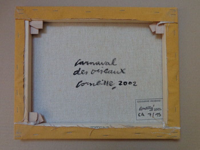 Corneille - Zeefdruk op Linnen - Gesigneerd - 2002 !!! kopen? Bied vanaf 265!