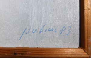 Marco Hadjidakis - Olieverf op doek, Zonder titel - Ingelijst kopen? Bied vanaf 1!