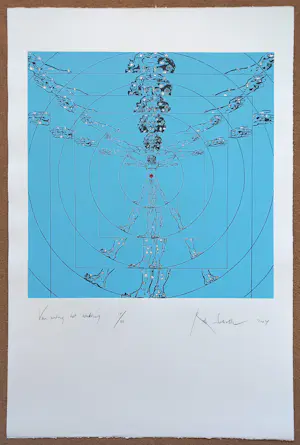 Rob Scholte - Van zintuig tot werktuig, zeefdruk (groot!) kopen? Bied vanaf 125!