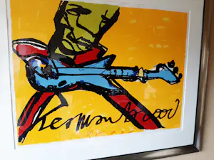 Herman Brood - Zeefdruk, titel, "Yellow Guitar Man" kopen? Bied vanaf 425!