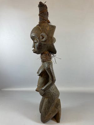 Yoruba - Old African Yoruba statue - Nigeria. kopen? Bied vanaf 45!
