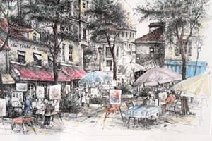 Niet of onleesbaar gesigneerd - Paris 32 kopen? Bied vanaf 1!