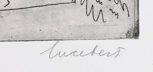 Lucebert - Ets, Zonder titel kopen? Bied vanaf 120!