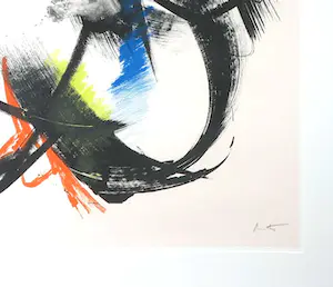 Jean Miotte - Zeefdruk, Abstracte compositie - Ingelijst (Groot) kopen? Bied vanaf 100!