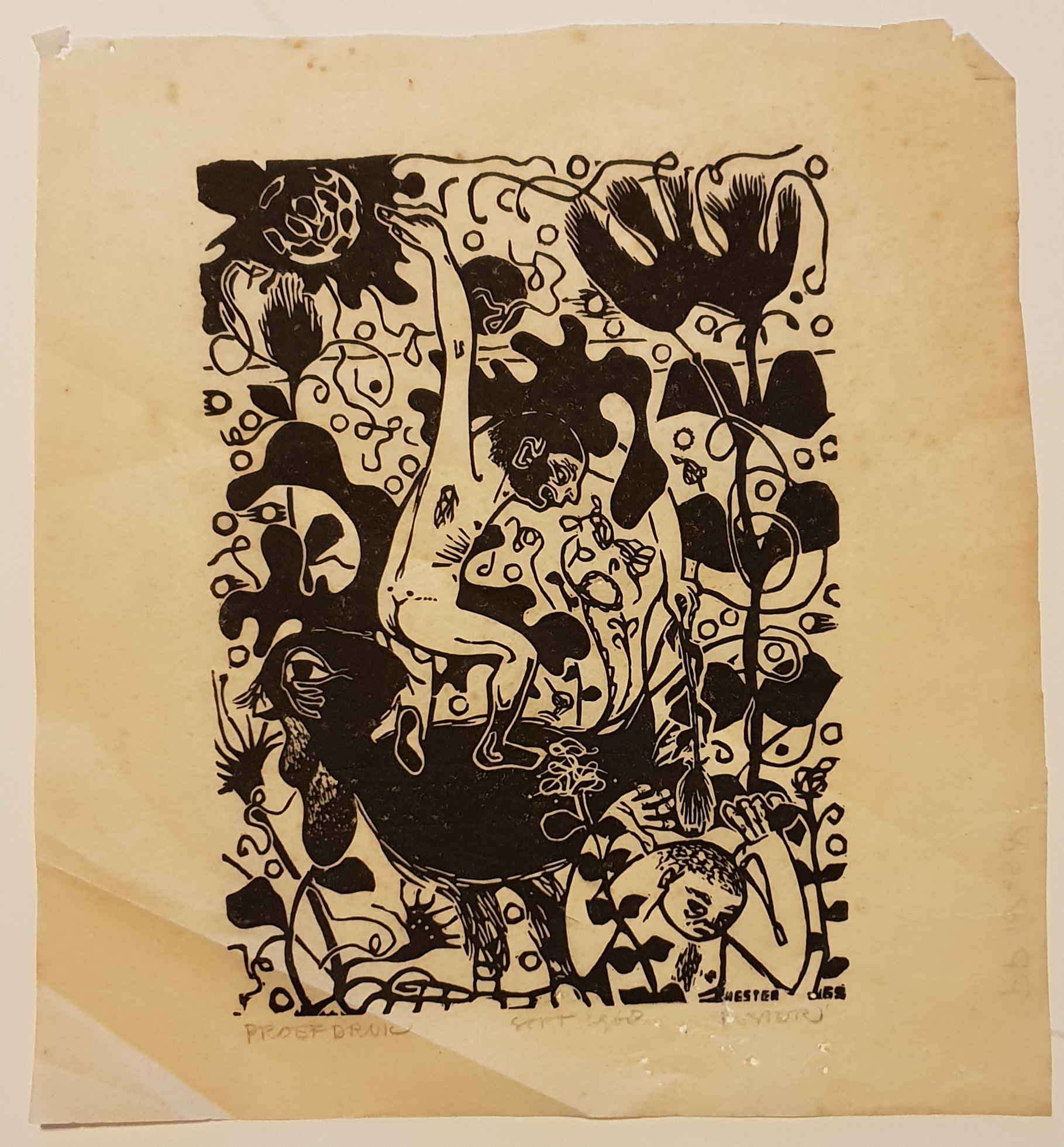 Henk Hester - Proefdruk, 1968 kopen? Bied vanaf 5!