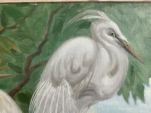 Jan Schonk - Zilverreigers in een boom kopen? Bied vanaf 250!