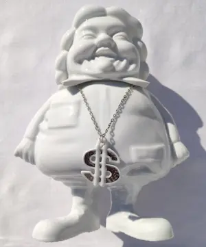 Ron English - MC SUPERSIZED WHITE – Skulptur kopen? Bied vanaf 240!