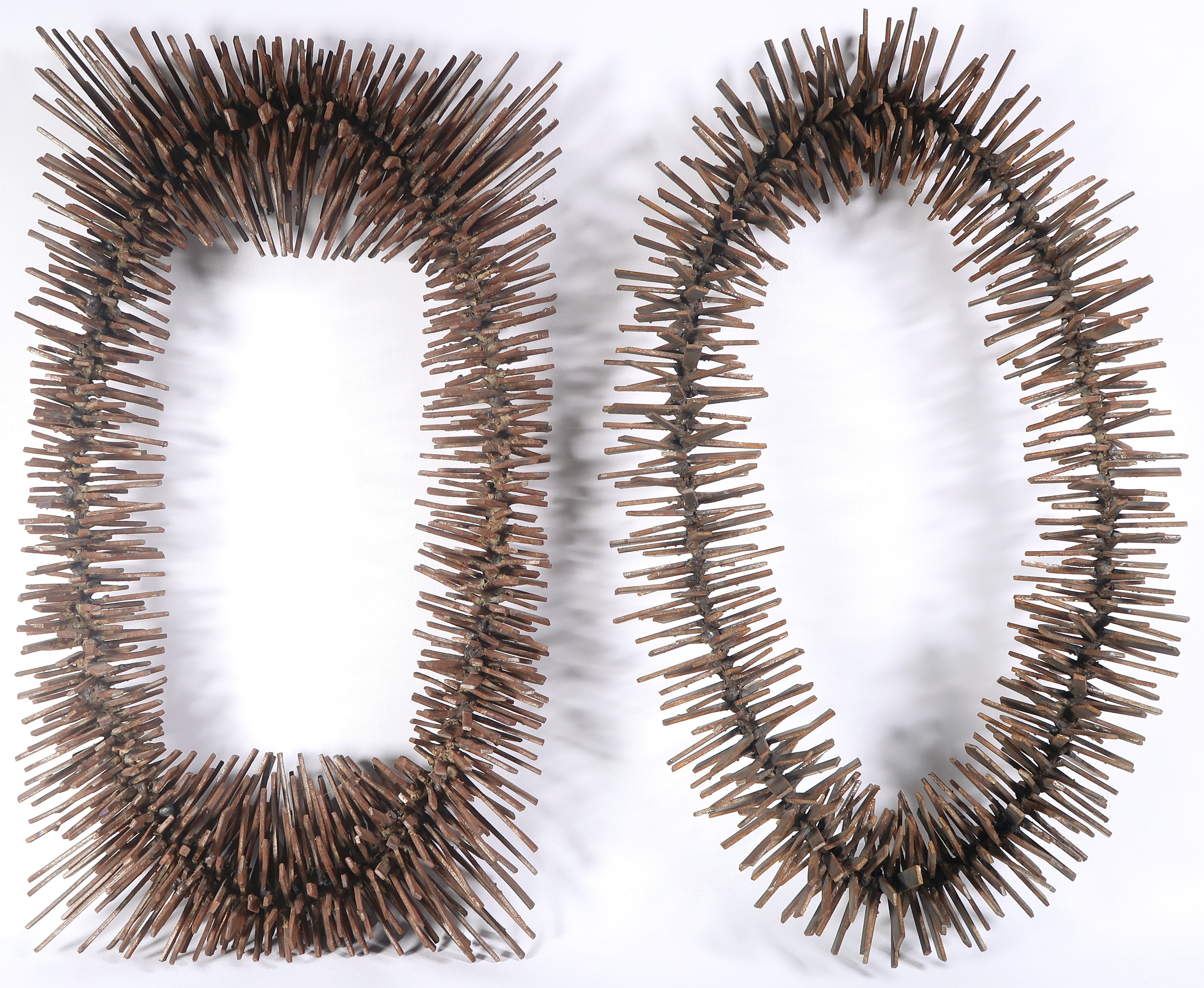 Henny van der Meer - Wandobjecten van gelast staal, Tweeluik kopen? Bied vanaf 100!