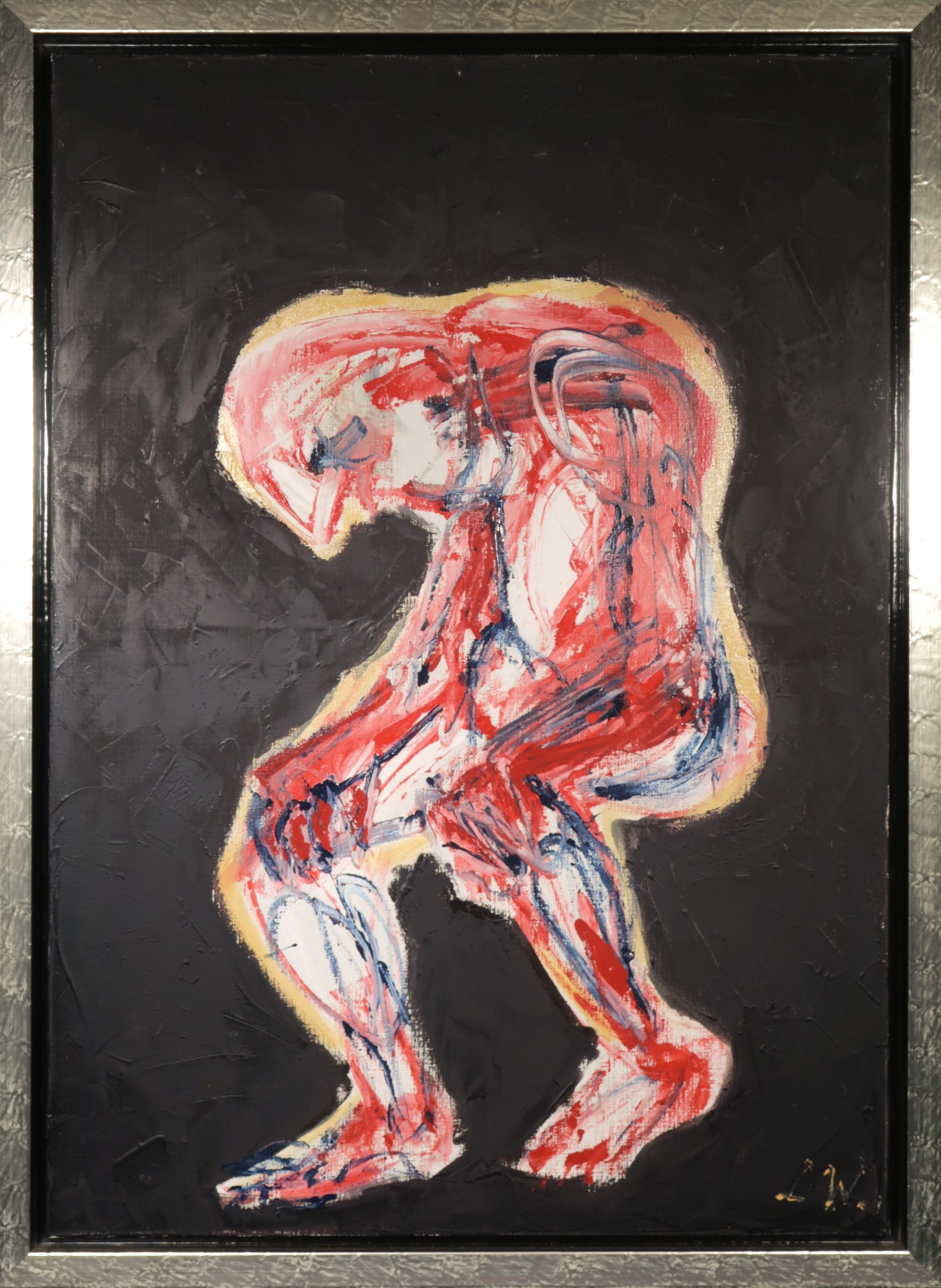 Martin van Wordragen - Gemengde techniek op doek, Gefaalde - Ingelijst kopen? Bied vanaf 450!