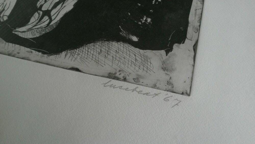 Lucebert - De Nachtmerrie | 1967 | De meest gezochte Lucebert ets!!  kopen? Bied vanaf 350!