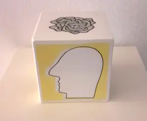 Jan Snoeck - Keramiek kubus gemaakt door Schoonhoven plateel kopen? Bied vanaf 70!