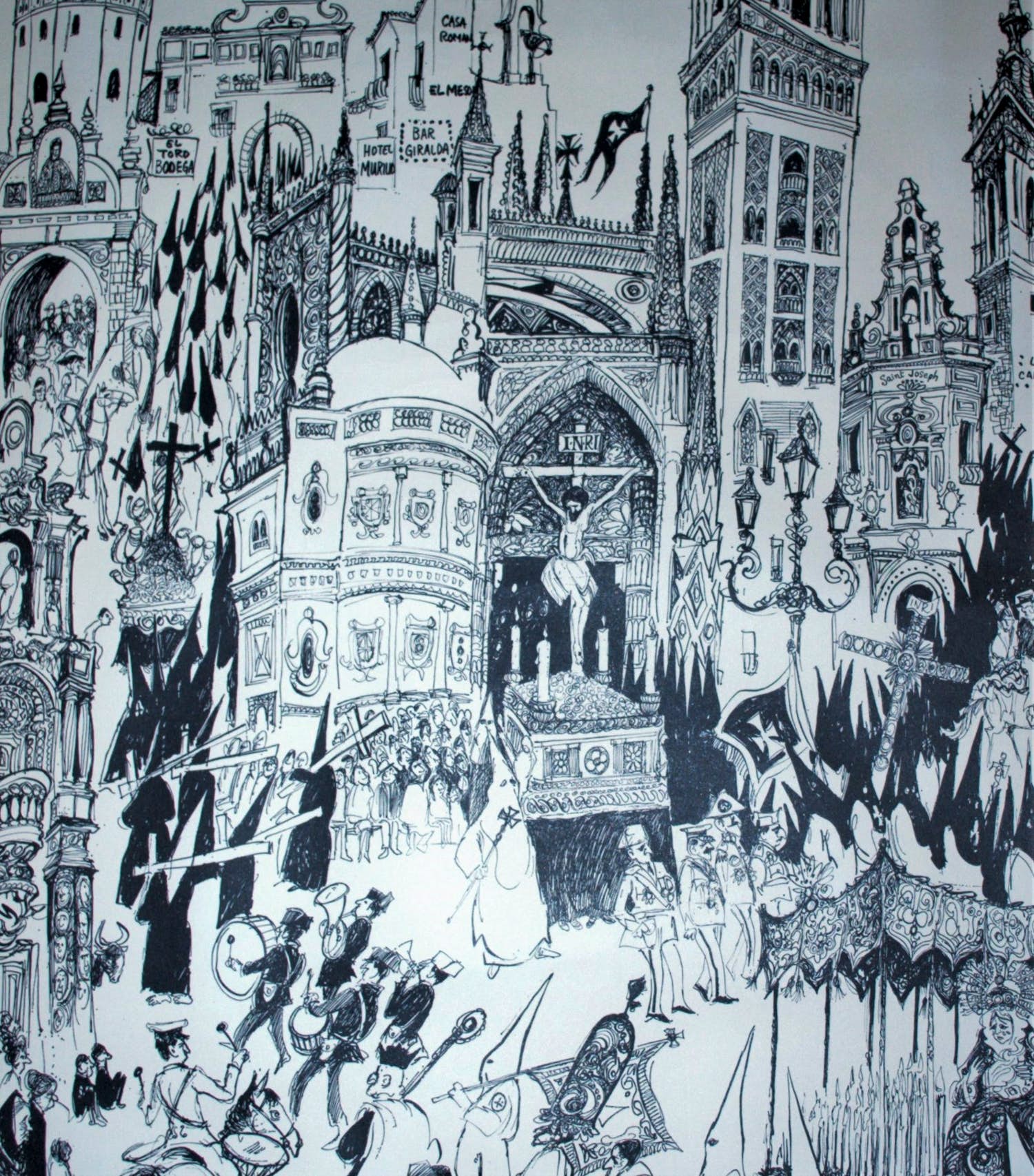 William Papas - Sevilla -1968 - litho kopen? Bied vanaf 20!