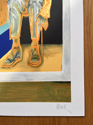 Hans Vandekerckhove - Kleurrijke, gesigneerde litho - niet ingelijst. kopen? Bied vanaf 85!