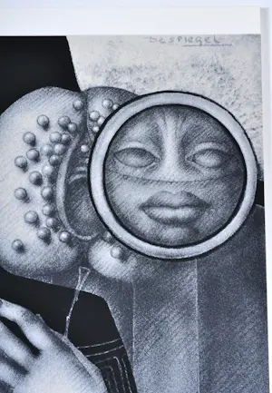 Jef van Tuerenhout - De Spiegel - Zeefdruk - Gesigneerd - 54x42 cm - 1977 kopen? Bied vanaf 120!