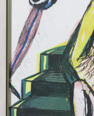 Jacqueline de Jong - Lot van twee ingelijste litho's kopen? Bied vanaf 80!