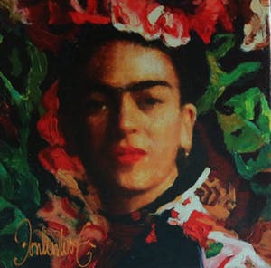 Peter Donkersloot - Peter Donkersloot - Frida Kahlo 30X30 kopen? Bied vanaf 75!