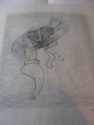 Slavomir Fila - Inkt/Pastel. Titel, "Leven ". kopen? Bied vanaf 10!