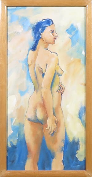 Mieke Koenen - Olieverf op doek (op board), Drie luik - Ingelijst kopen? Bied vanaf 1!